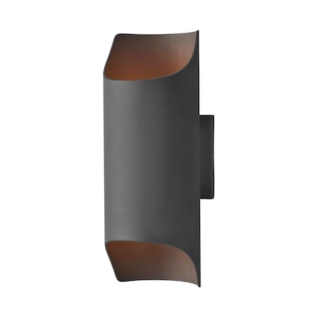 Lightray LED 2-Light 5.75 Wide Architectural Brnz Outdoor Wall Sconce